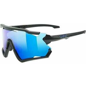 UVEX Sportstyle 228 Black Mat/Mirror Blue Kerékpáros szemüveg kép