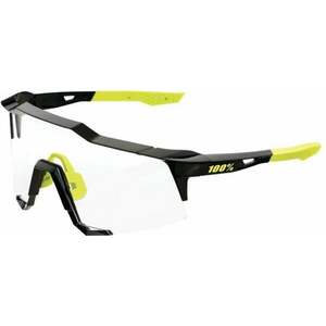 100% Speedcraft Gloss Black/Photochromic Kerékpáros szemüveg kép