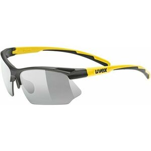 UVEX Sportstyle 802 V Black Matt/Sunbee/Variomatic Smoke Kerékpáros szemüveg kép