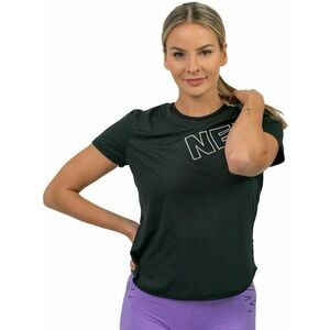 Nebbia FIT Activewear Functional T-shirt with Short Sleeves Black S Fitness póló kép