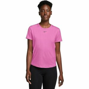 Nike ONE CLASSIC Női póló, rózsaszín, veľkosť M kép