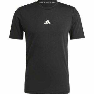 adidas WORK OUT LOGO TEE Férfi póló edzéshez, fekete, méret kép