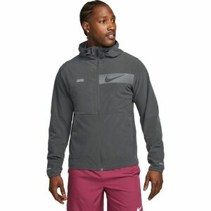 Nike UNLIMITED Férfi dzseki futáshoz, szürke, méret kép