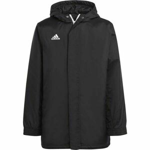 adidas ENTRADA 22 STADIUM JACKET Junior futball kabát, fekete, méret kép