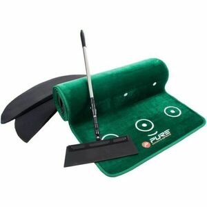 PURE 2 IMPROVE DUAL GRAIN PUTTING MAT Golf putting gyakorlószőnyeg, sötétzöld, veľkosť os kép