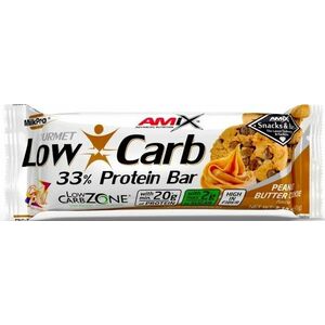 Protein szeletek és kekszek Amix Amix Low-Carb 33% Protein Bar - 60g - Peanut Butter Cookies kép