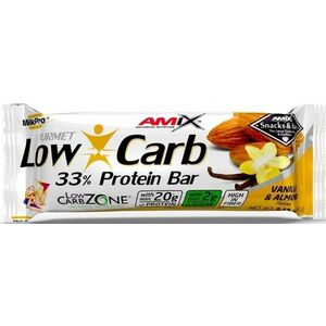 Protein szeletek és kekszek Amix Amix Low-Carb 33% Protein Bar - 60g - Vanilla-Almond kép