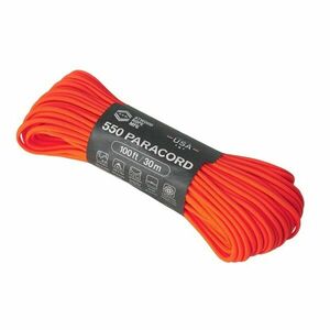 550 Paracord (100 láb) - neon narancssárga színű kép
