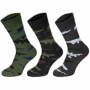 MFH Esercito 3 darabos zokni, terepszínű zokni, camo kép