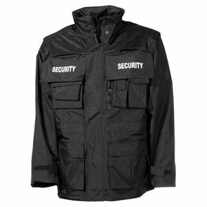 MFH vízálló kabát Security, fekete kép