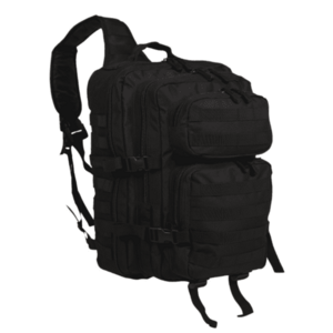 Mil-tec Assault large egy vállpántos hátizsák, fekete 29L kép