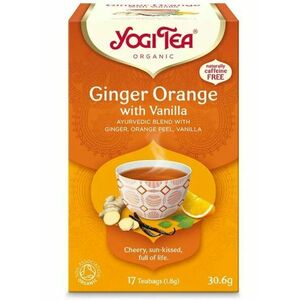 Narancsos gyömbér bio tea vaníliával - Yogi Tea kép