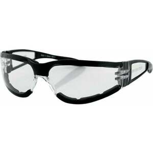 Bobster Shield II Adventure Gloss Black/Clear Motoros szemüveg kép