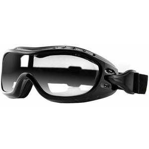 Bobster Night Hawk OTG Gloss Black/Clear Motoros szemüveg kép