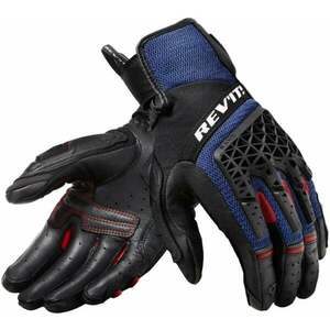 Rev'it! Gloves Sand 4 Black/Blue 2XL Motoros kesztyűk kép