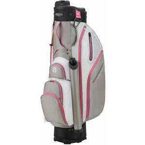 Bennington QO 9 Water Resistant Grey/White/Pink Cart Bag kép