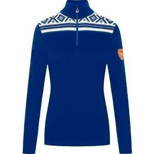 Dale of Norway Cortina Basic Womens Sweater Ultramarine/Off White M Szvetter kép