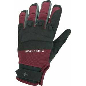 Sealskinz Waterproof All Weather MTB Glove Black/Red XL Kesztyű kerékpározáshoz kép