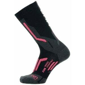 UYN Lady Ski Cross Country 2In Socks Black/Pink 35-36 Sízokni kép