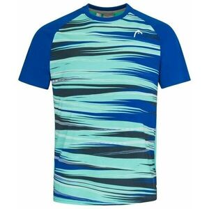Head Topspin T-Shirt Men Royal/Print Vision XL Teniszpóló kép