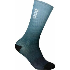 POC Essential Print Sock Gradient Turmaline Navy L Kerékpáros zoknik kép