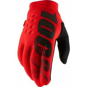 100% Brisker Gloves Red 2XL Kesztyű kerékpározáshoz kép