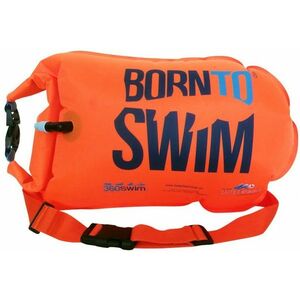 úszóbója borntoswim float bag narancssárga kép
