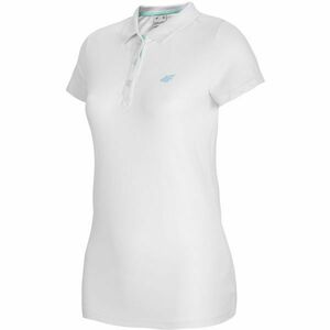4F WOMEN´S T-SHIRT Női ingpóló, fehér, méret kép