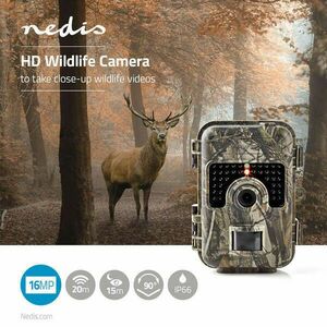 NEDIS Vadkamera FULL HD 1080p 24.0 MPixel CMOS IP66 Fekete, nem V... kép