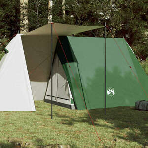 vidaXL 3 személyes zöld sátor kép