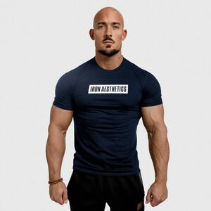 Férfi funkcionális póló Iron Aesthetics Vibe, navy kép