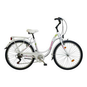 Koliken SweetBike SX6 női Városi Kerékpár 26" - fehér kép