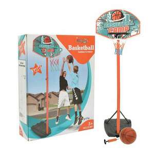 vidaXL hordozható állítható kosárlabdajáték-szett 180-230 cm kép