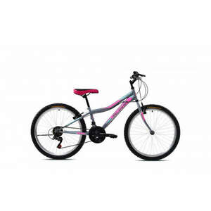 Adria Stinger 24" gyerek kerékpár Grafit-Rózsaszín kép