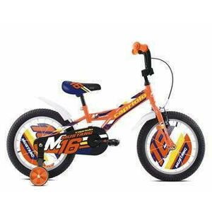 Capriolo BMX 16"HT MUSTANG gyerek kerékpár, narancssárga-kék-fekete kép
