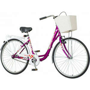 Venssini Diamante 26 lila női városi kerékpár kép