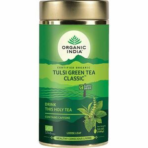 Tulsi GREEN TEA Zöld Tea, szálas bio tea, 100g - Organic India kép