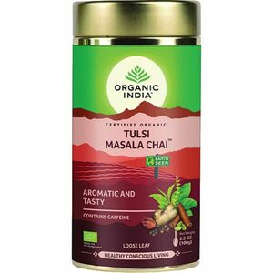 Tulsi MASALA CHAI, szálas bio tea, 100g - Organic India kép