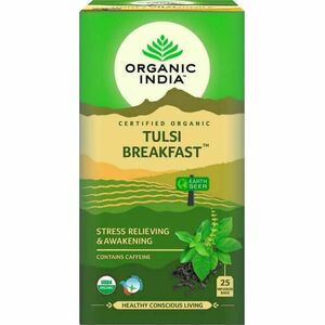 Tulsi BREAKFAST, filteres bio tea, 25 filter - Organic India kép