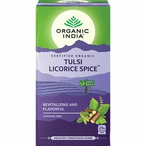 Tulsi LICORICE SPICE Édesgyökér, filteres bio tea, 25 filter - Organic India kép