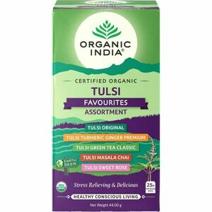 Tulsi FAVOURITES, filteres bio tea, 25 filter - Organic India kép
