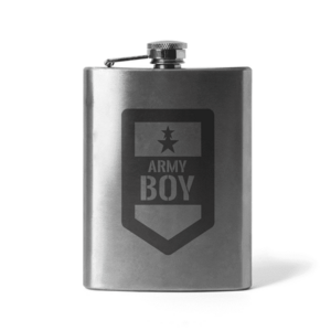 DRAGOWA gravírozott laposüveg Army boy 210 ml kép