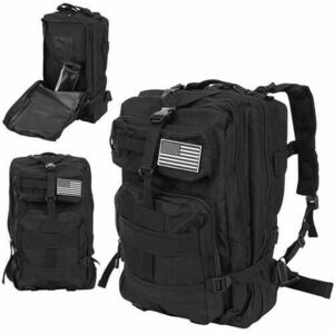 XL fekete katonai hátizsák kép