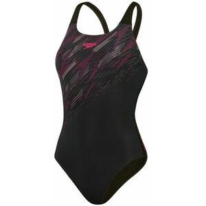 Speedo hyperboom placement muscleback black/electric pink/usa charcoal kép