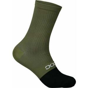 POC Flair Sock Mid Epidote Green/Uranium Black M Kerékpáros zoknik kép