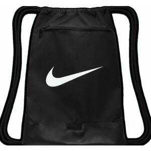 Nike Brasilia 9.5 Drawstring Bag Black/Black/White 18 L Cipőtakaró kép