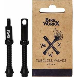 BikeWorkX BWX Tubeless Valves 15.0 Black 45.0 Szelep kép
