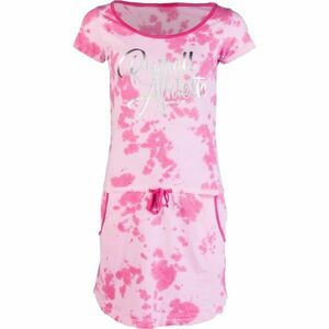 Russell Athletic PRINTED SCRIPT DRESS Női ruha, rózsaszín, méret kép