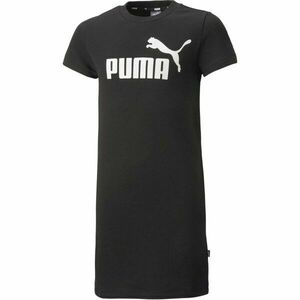 Puma ESSENTIALS + LOGO DRESS TR G Lány ruha, fekete, méret kép