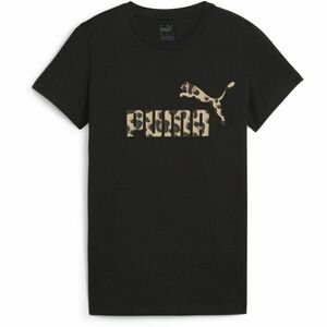 Puma ESSENTIALS + ANIMAL GRAPHIC TEE Női póló, fekete, méret kép